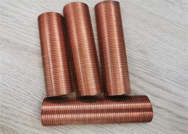 Tubo de aleta do permutador de calor do CU DHP que conduz para refrigerar e destilação do Seawater