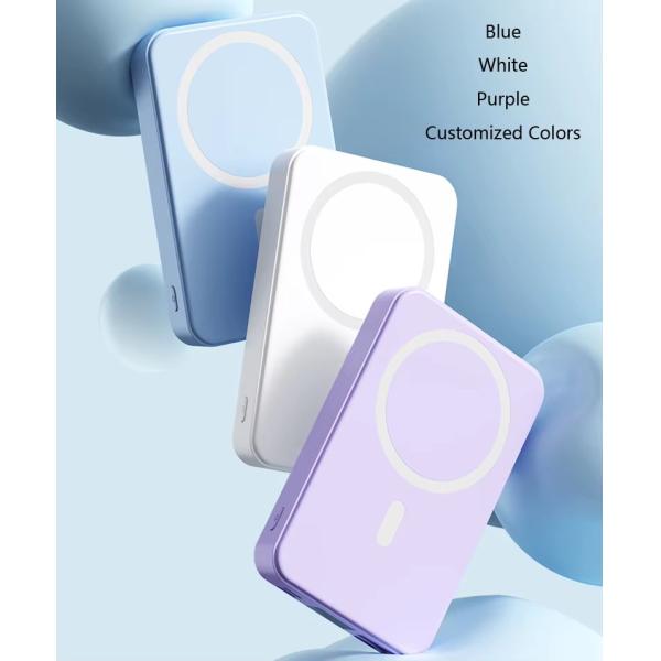 10000mah Magnetic Wireless Power Bank Portable Fast Charging Home Outdoor Portable Foldable Power Bank