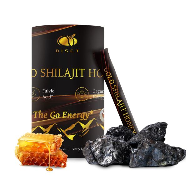 Organic Sugar Free Himalayan Shilajit Honey Stick With 60% Fulvic Acid For Energy Boost