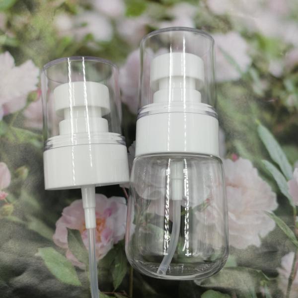 Luxury Clear Empty Upg 30ml Petg Bottle Ultra Fine Sprayer White