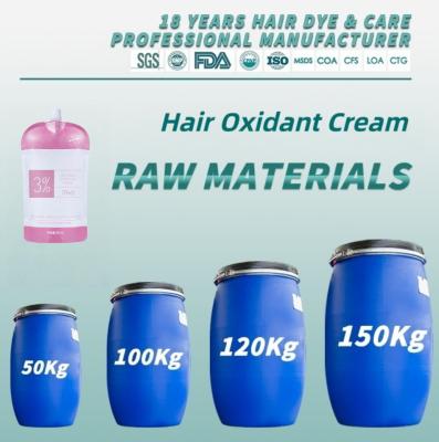 Organic Hair Color Developer 3% 6% 9% 12% Peroxide Cream Raw Material Permanent Hair Color OEM/ODM Customizable