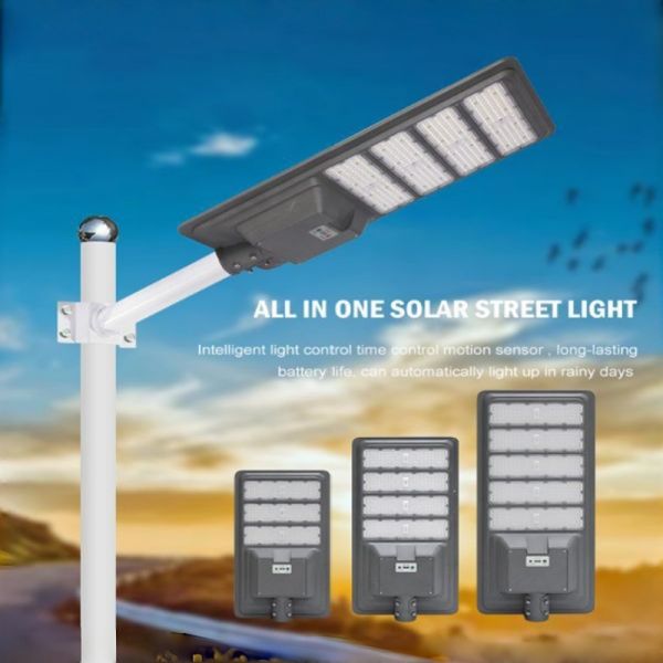 LED Solar Street Light With 3 Working Modes Solar Powered for Commercial Plazas