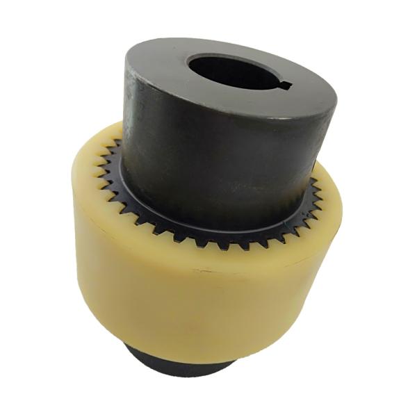 Plastic Nylon Flexible Curved Tooth Sleeve Gear Brake Drum Shaft Coupling