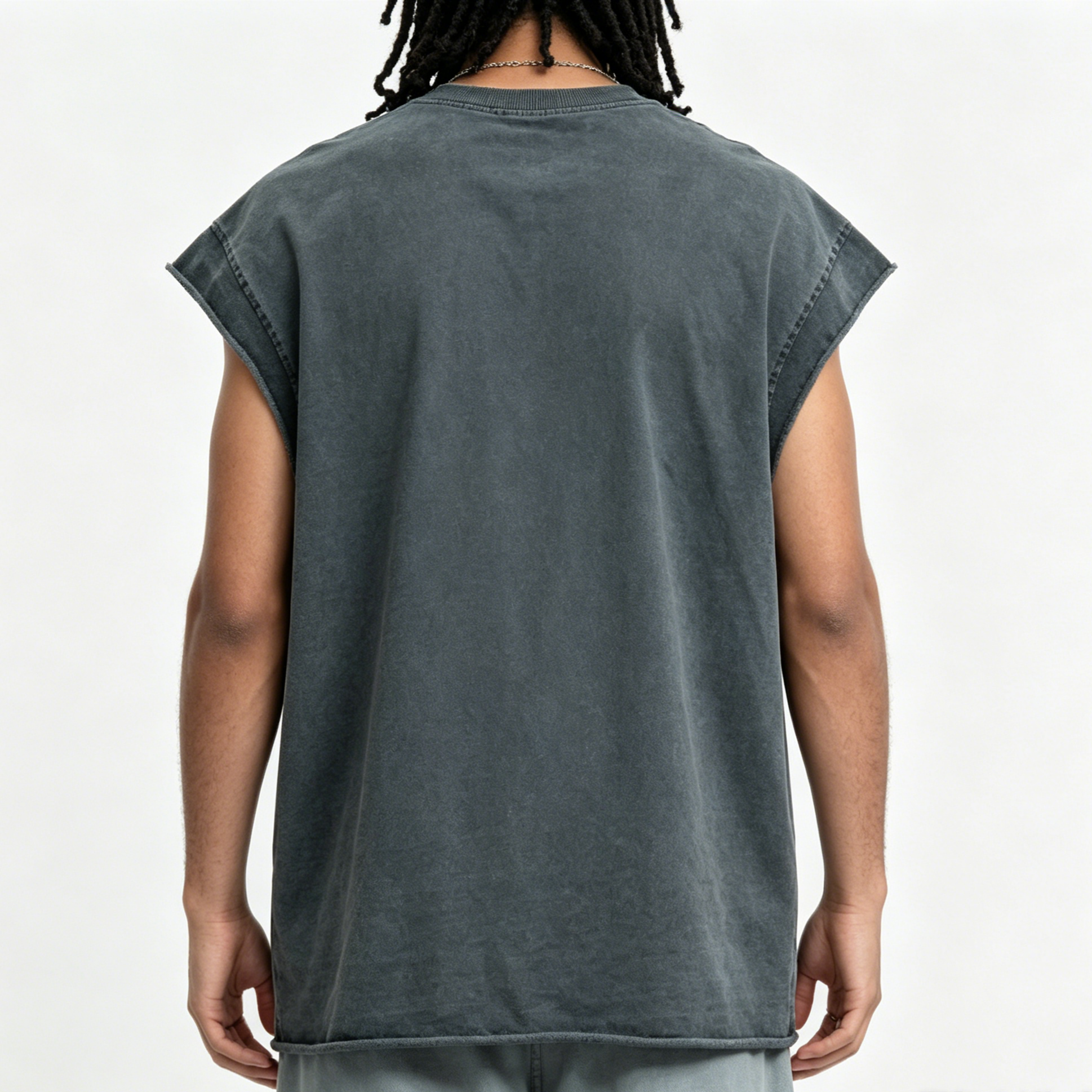 Vintage Mens Graphic Tank Top Heavyweight Custom Print Tank Top Retro Street Style