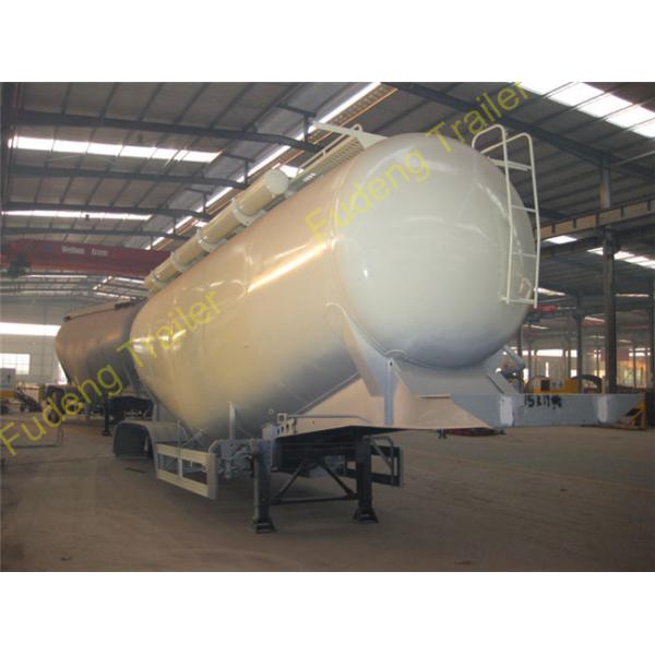 45 cbm Bulk Cement Tanker Trailer For Powder Transport Carbon Steel