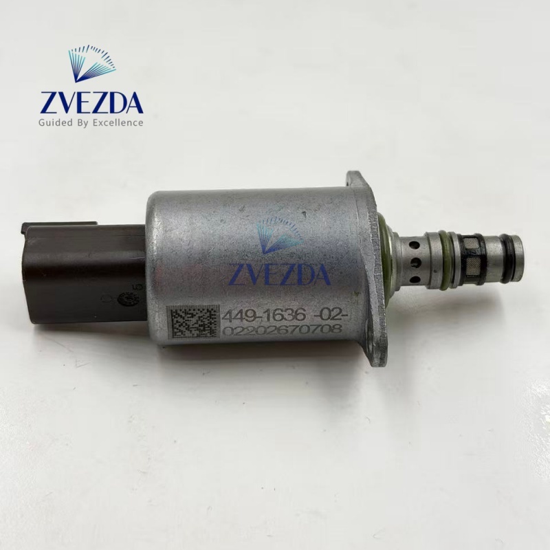 ZVEZDA Hydraulic Proportional Solenoid Valve Replace Part Number 449-1636-02 Fit  966H 972H 980K