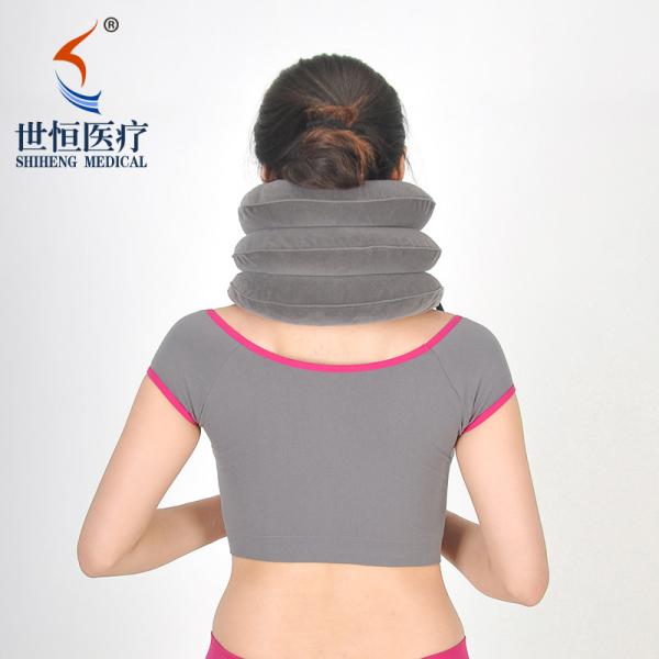 Air neck traction travel neck pillow inflatable cervical collar neck brace stretches the cervical spine