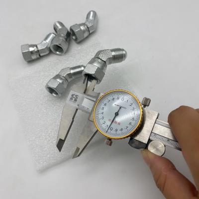 45 adaptador de aço inoxidável fêmea da mangueira do OEM do cotovelo JIC do grau