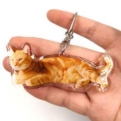 Personalized Custom Double-Sided Printing Clear Acrylic Anime Charm Keychain