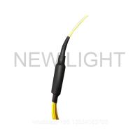 Conjunto de cabo da fibra 3.0mm OM3 MPO do conector macho 8