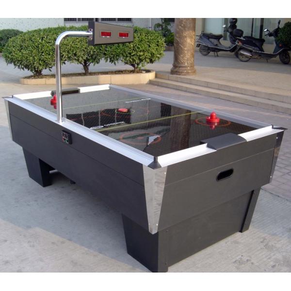 High grade 8FT air hcokey table aluminum rail powerful motor wood hockey game