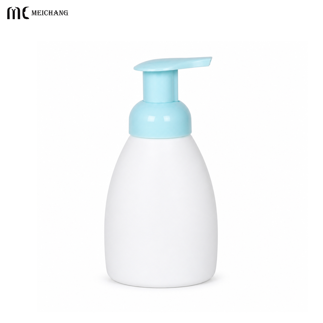 300ml Soft PE Oval Foaming Pump Bottle for Facial Cleanser（MC-1802）