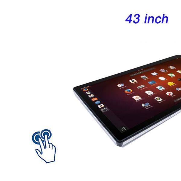 43 inch ZXTLCD Embedded Self-Service Vending Capacitive Linux Industrial Touch Monitor