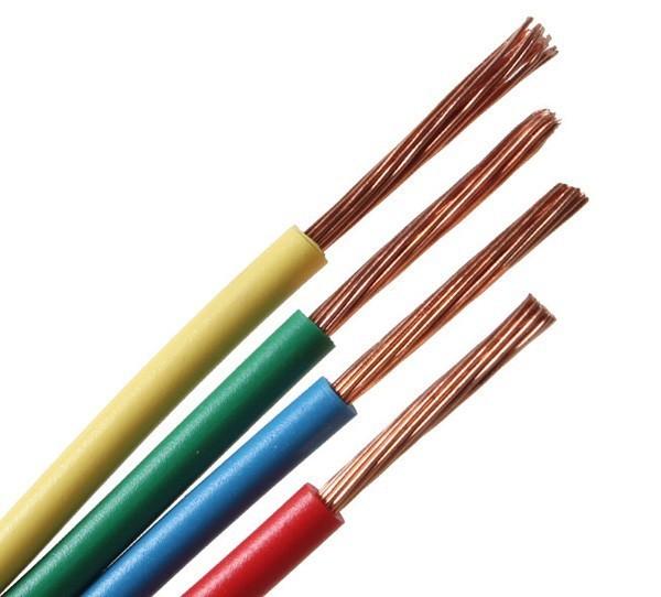 450/750V PVC isolado flexível de núcleo único de cobre