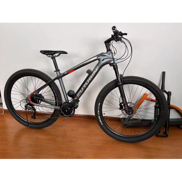 C965 euro Carbon Fiber Mountain Electric Bikes 27.5 Inch TRUCK Mid-Drive Motor 5.2Ah 36v 250w
