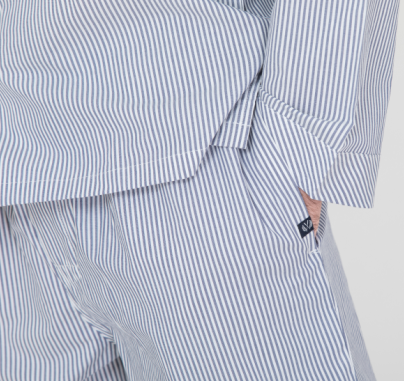 Trendy Breathable Mens Winter Sleepwear , Mens Extra Warm Pyjamas Anti Shrink