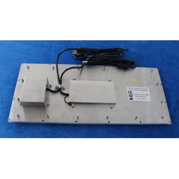 116 Keys Black Ruggedized Keyboard With Trackball And Numeric Keypad