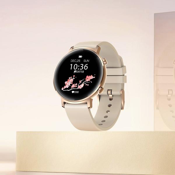 Дюйма дозора Zeblaze круглого экрана GTR 1,3 умного с шагомером