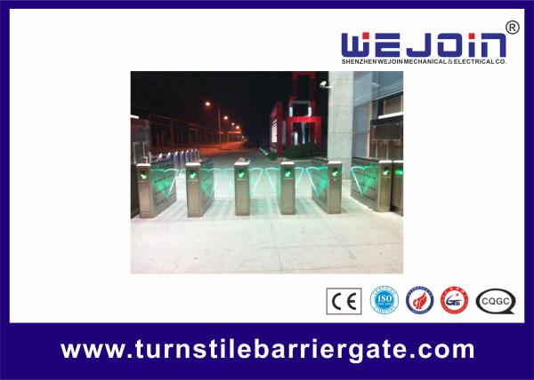 Intelligent Flap Barrier with 304 Stainless Steel Housing and Auto-reversing Function
