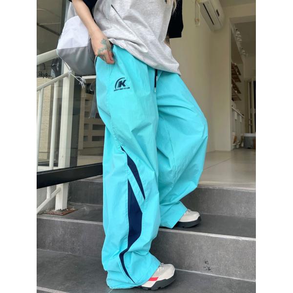 Vintage Decoration 95% Polyester Tracksuit For Women's Men Summer Sportswear Trousers