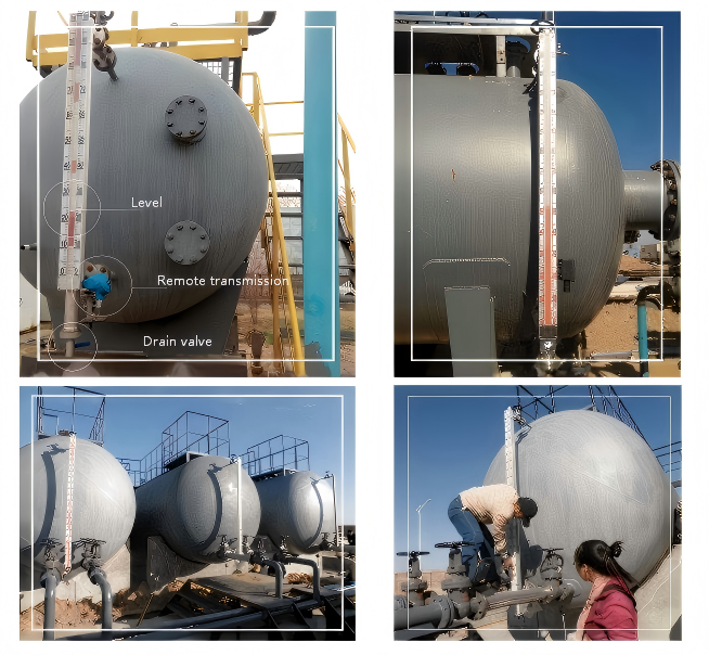 Anti-corrosion Magnetic Flange Liquid Level Meter