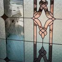 L'art vitré vitré insère porte de verre décoratif Église vitrée vitrée colorée