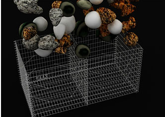100 x 100mm Q195 гальванизировали сваренную клетку Gabion