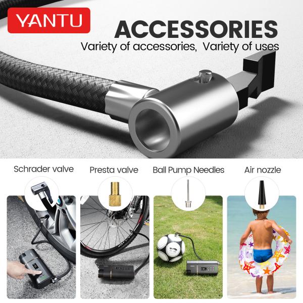 12V 25LPM Wireless Electric Car Tire Inflator Portable Air Compressor for Universal