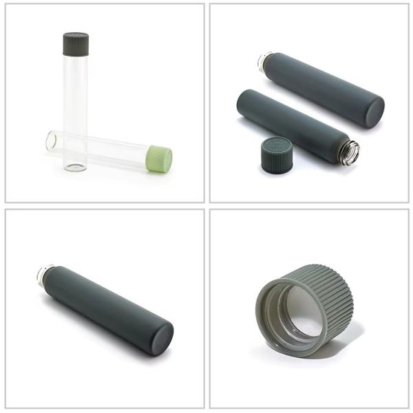 Diamètre 110 mm couleur claire haute 125 mm tube en verre à l'épreuve des enfants tube étanche à l'air tube odorant verre