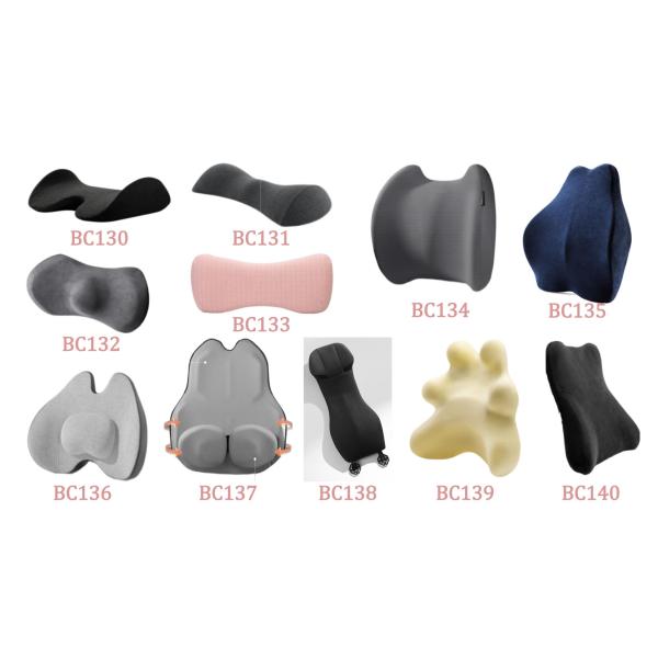 Office Chair Car Drivers Backrest Waist Support Cushion with Memory Foam Lumbar Spine