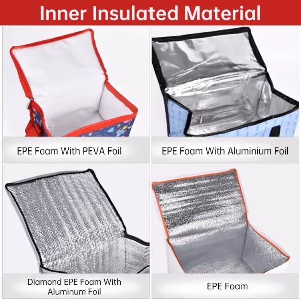 Водоустойчивым изолированная охладителем сумка обеда универсальная для пива 6 пакетов