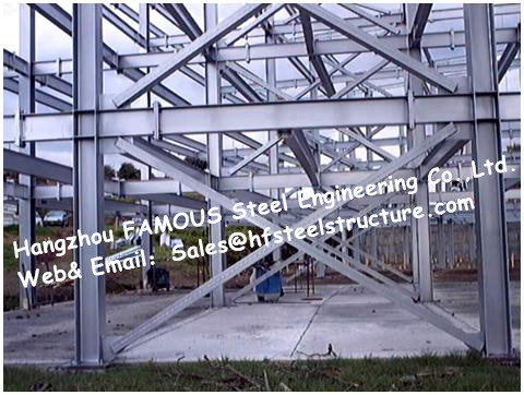 Профессиональные здания промышленной стали, офисное здание стальной структуры