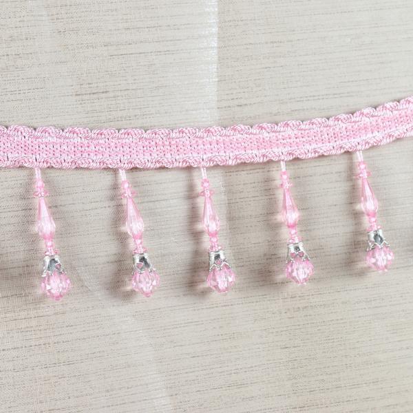 Handmade fashionable chain beads lace tassels fringes for curtain/sofa/pillow decoration