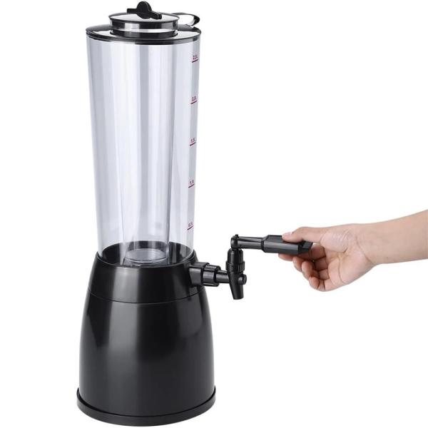 2.5L distributeur de bouteilles d'alcool distributeur de boissons alcoolisées avec lumières