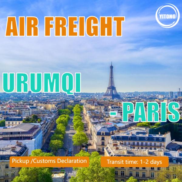 Air Freight From Urumqi To Paris