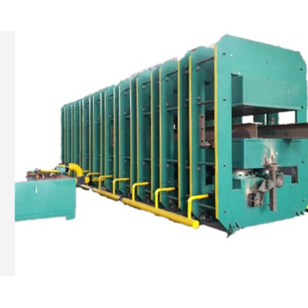 Steam Heated Rubber Conveyor Belt And Rubber Sheet Vulcanizing Press Of Length 5m