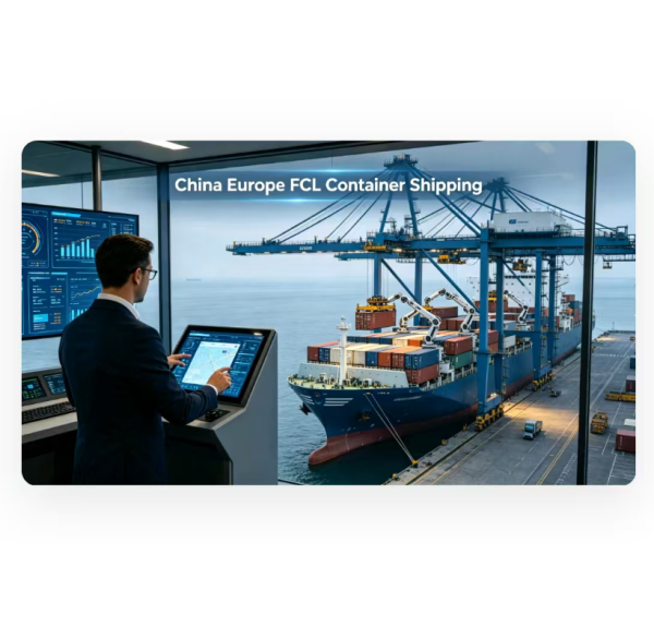 Sea Freight China To Europe FCL Container Shipping for General Cargo