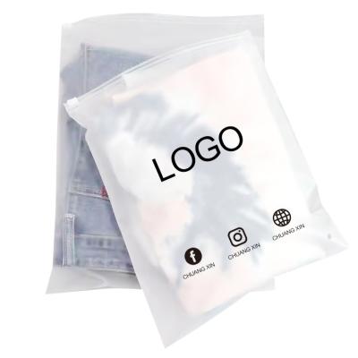 CTCX Ziplock Packing Bags Custom Size Zip Lock Frosted Zipper Plastic Packaging Bags for Clothes Plastic Bag Zip