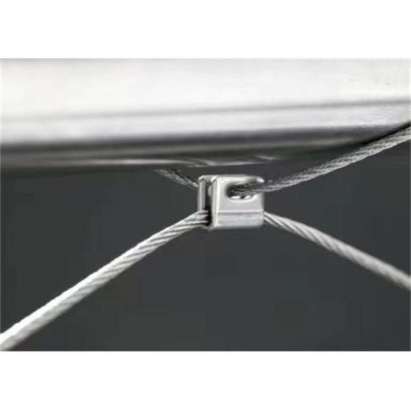 Stainless Steel Wire Rope Netting X-Tend Mesh 1M Width For Industrial