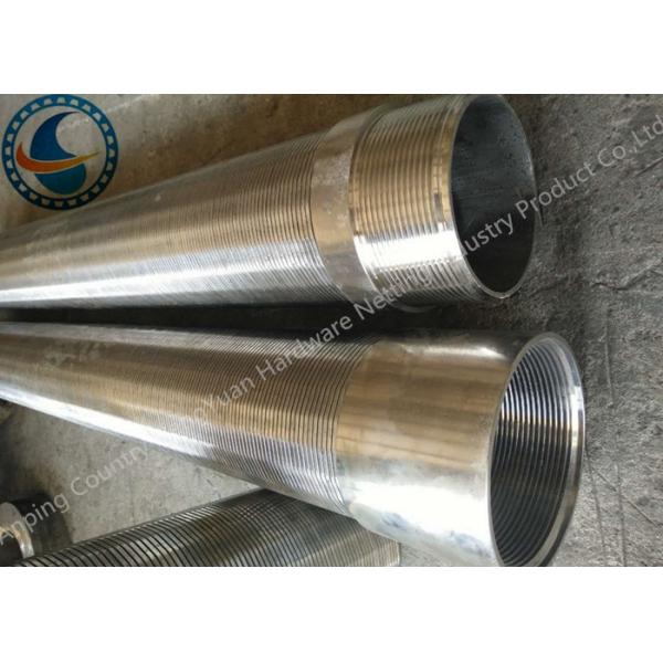 Stainless Steel STC Threaded Wire Wrap Screen Pipe For Water Well And Oil Well