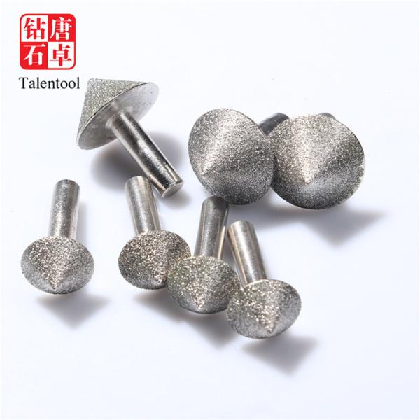 Electroplated Diamond Burr Bits High Drilling Speed With Smooth Cutting Surface