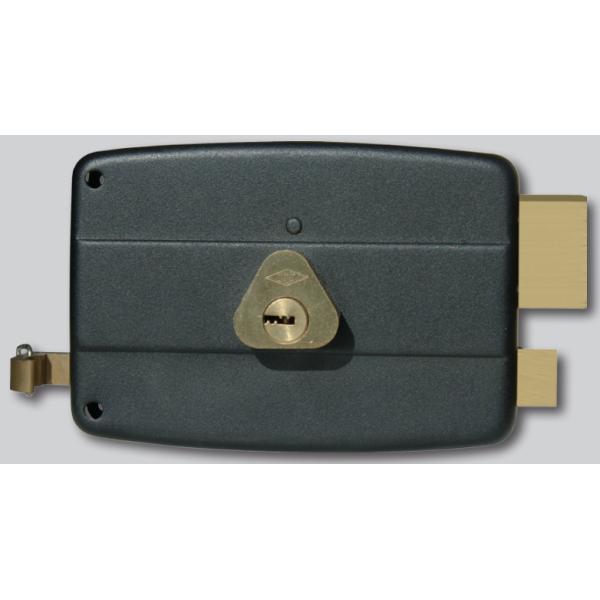 Rim Door Lock Household Door Locks with Surface - Mounted Design and Included Strike Plate