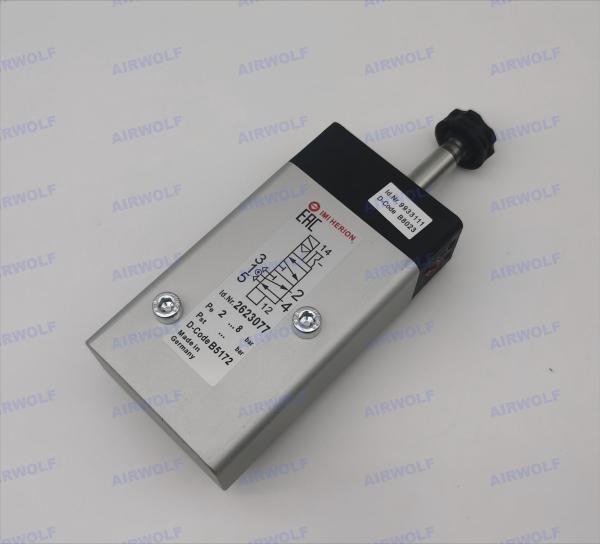 5/2 Dirección IMI Norgren 2623077 Namur Válvulas de bobina de pistón accionadas indirectamente con solenoide de aluminio con brida piloto de plástico