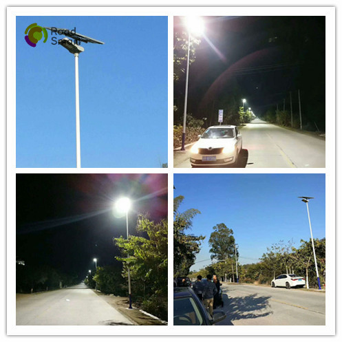 Outdoor High Power Solar Street Light 50W / 18V With 3 Years Warranty