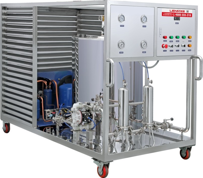 perfume production line machine, perfume freezing and filtering equipment, Fragance Blending Tank, production line
