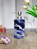 Natural Marble Liquid Soap Dispenser Modern Style Elegant For Bathroom