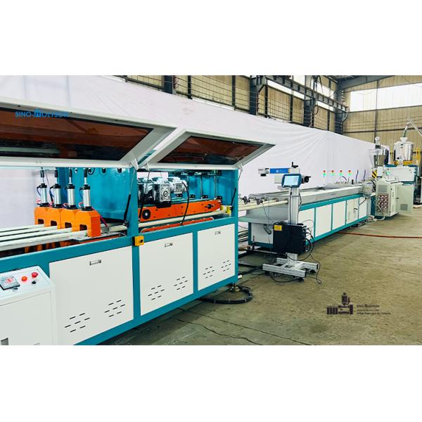 Máquina de fabricação de tubos de PVC de conduto elétrico de 37kW 39,6 Rpm