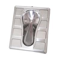 1.5mm Railway Carriage Interiors 304 Vacuum Stainless Steel Squatting Toilet