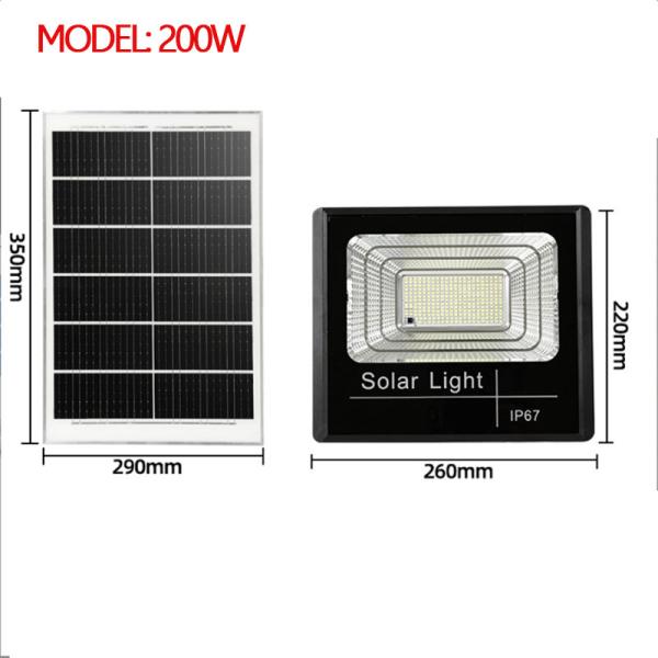 Rural Photovoltaic Street Light with High Luminous Efficiency 120lm/w and Waterproof Design