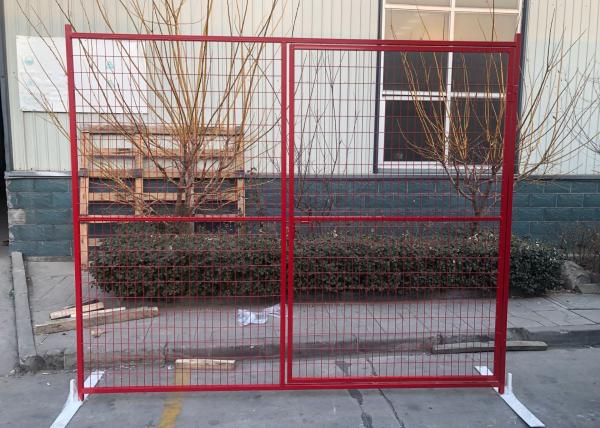 Portable Metal 8ft Tall Temporary Site Fencing With Powder Coating